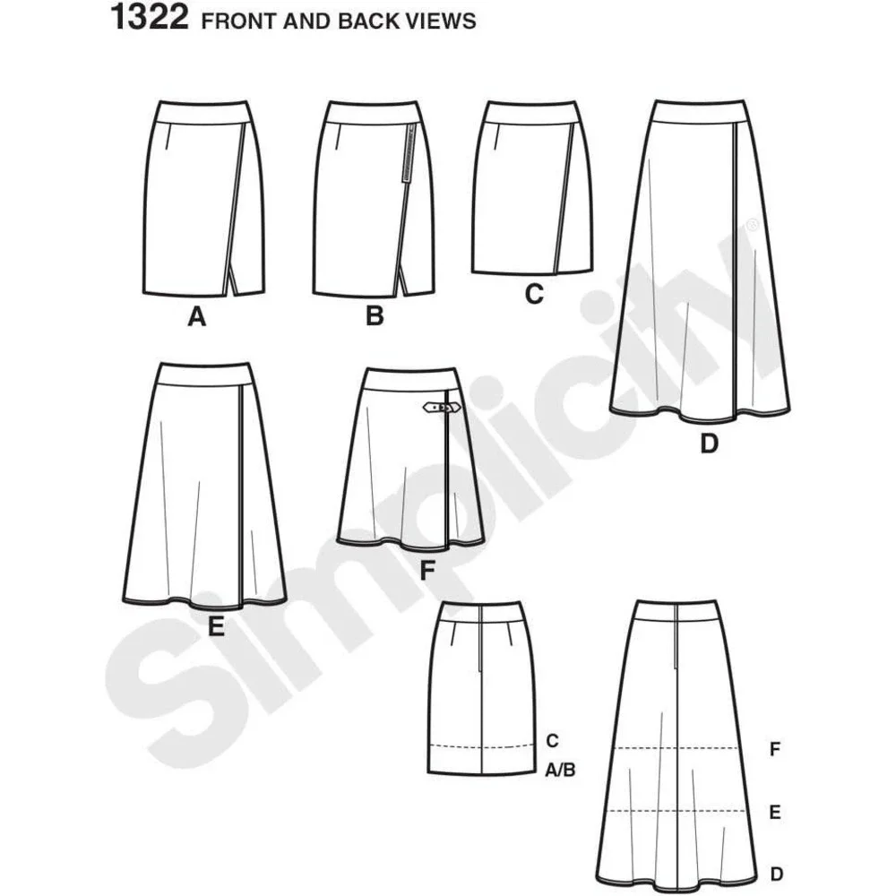 Simplicity 1322 sewing